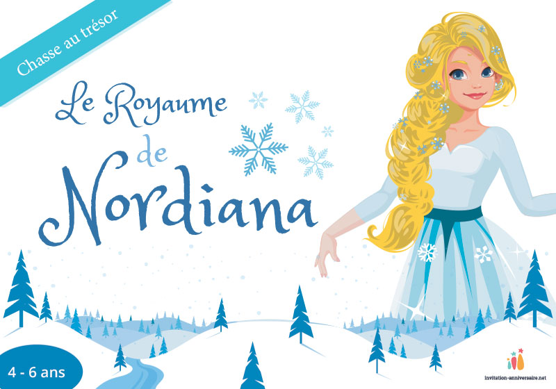 Carte Anniversaire 6 Ans La Reine Des Neiges