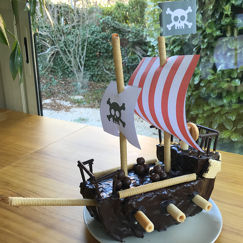 Recette Complete D Un Gateau En Forme De Bateau Pirates