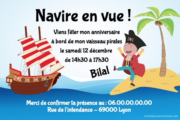 Navire en vue !