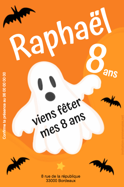 Halloween et fantôme