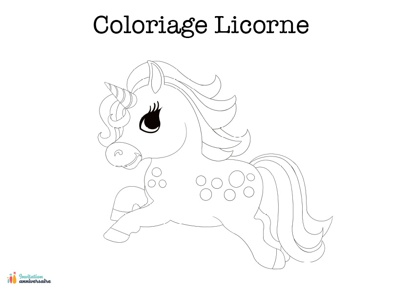 Coloriage à imprimer : Anniversaire 6 ans