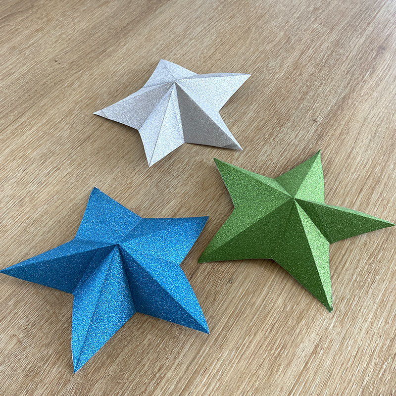 DIY - tuto Réaliser une étoile 3D en origami - Invitation Anniversaire
