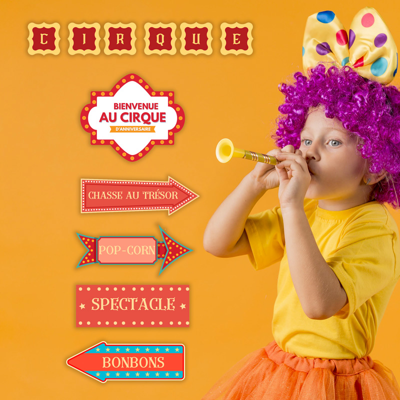 Anniversaire theme cirque : tout pour un anniversaire enfant