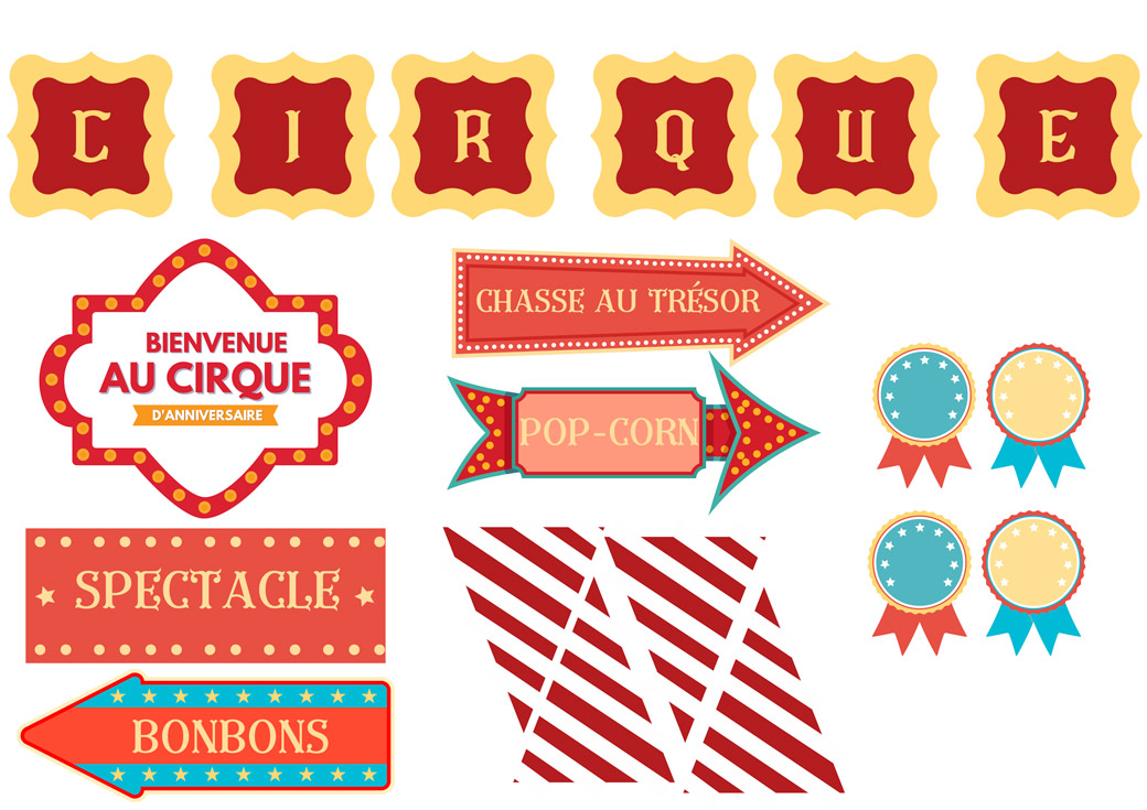 Anniversaire theme cirque - Monstres des fêtes