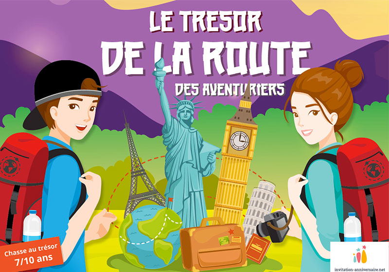 Chasse au trésor la route des aventuriers <br> 7 à 10 ans