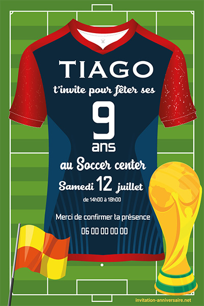 Invitation Anniversaire Football PSD, 12 000+ modèles PSD gratuits de haute  qualité à télécharger