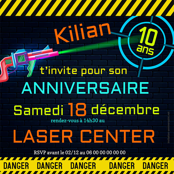 Cartes Invitation Anniversaire gratuites 